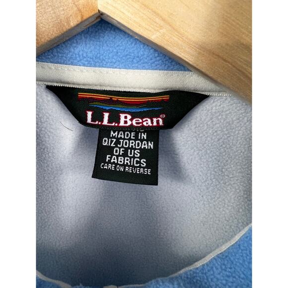 L.L. Bean‎ Women's Full Zip Fleece Vest Jacket Sleeveless Solid Blue Size S - Picture 2 of 6